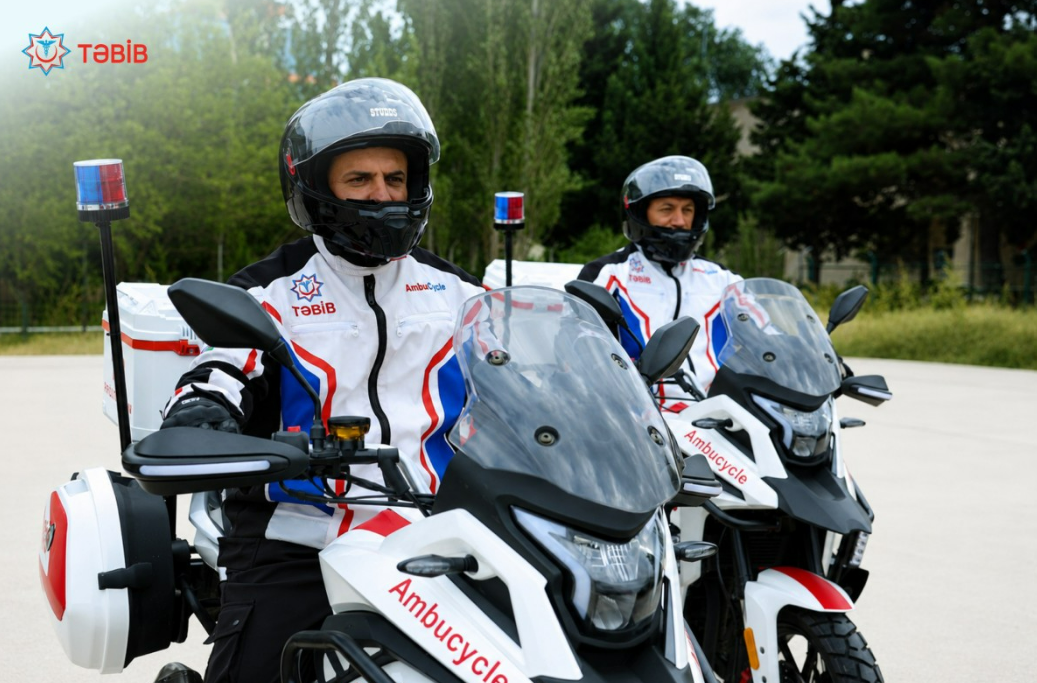 Bakıda təcili yardım artıq motosikletlə gələcək