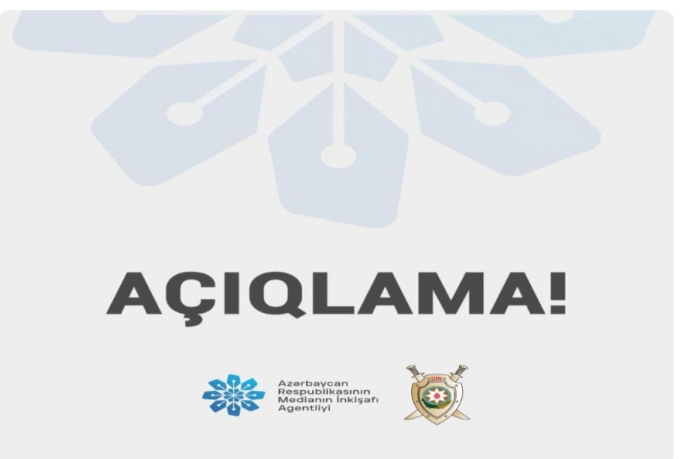 MEDİA açıqlama yaydı: